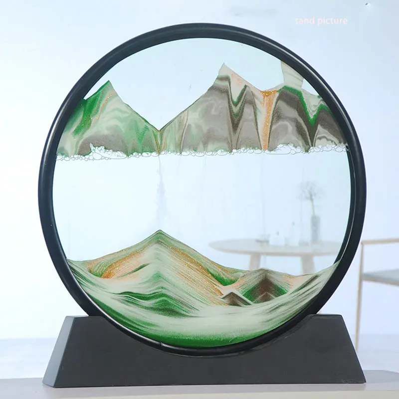 flowing sand pictures painting gift moving hills landscapes desktop decor art diy drawing toy 3D dynamic craft home decoration flowing sand pictures painting gift moving hills landscapes desktop decor art diy drawing toy 3D dynamic craft home decoration
