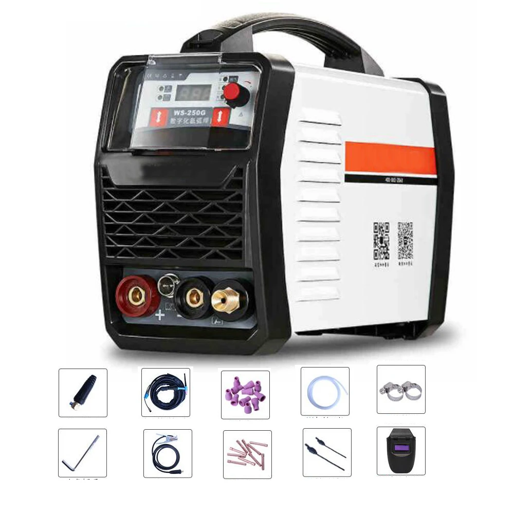 

EU 220V 250G LED Digital Argon Inverter Arc Welding Machine WS-250 MOS TIG MMA Welder for Welding