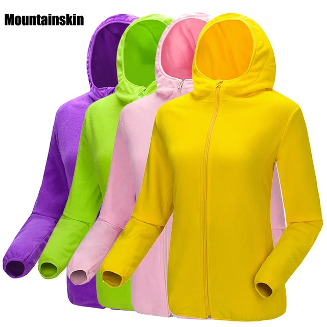 US $15.26 Men Womens Winter Fleece Warm Softshell Jacket Outdoor Sport Hooded Brand Coats Hiking Skiing Camp