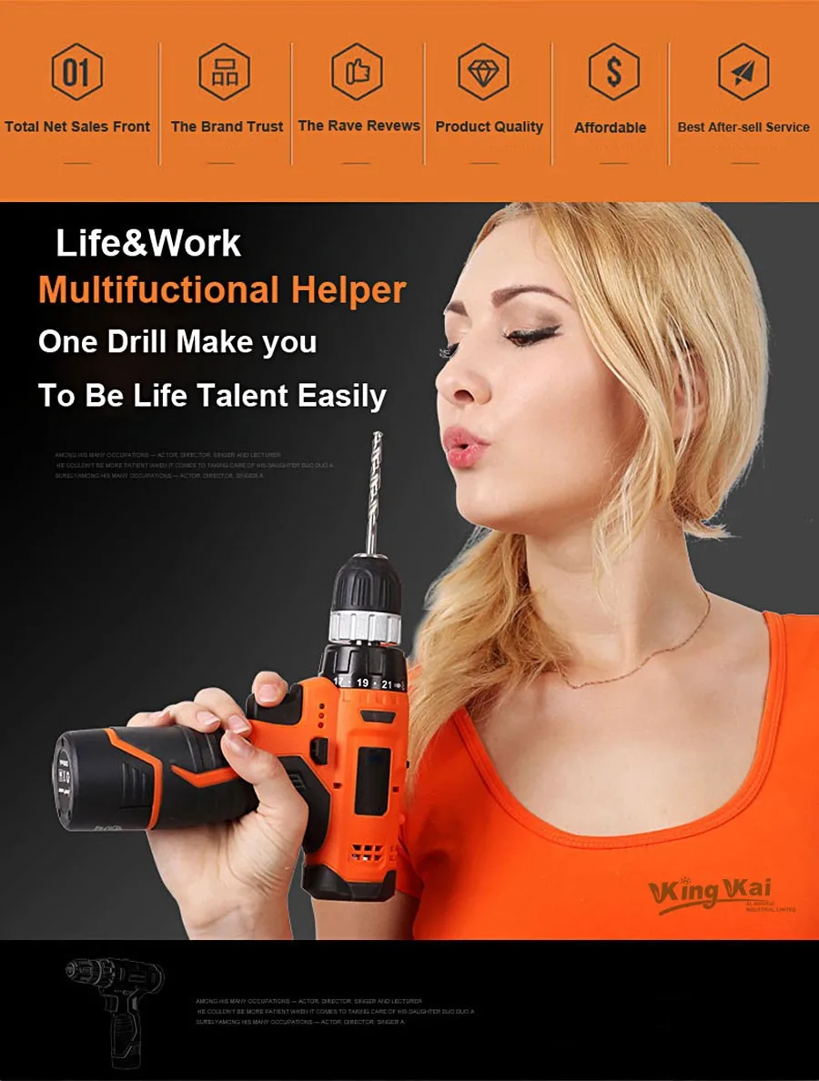 Cordless Lithium Battery Electric Drill-03