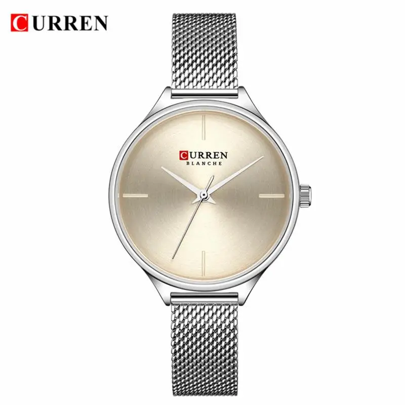 

Top Brand Luxury CURREN Women Waterproof Watch Simple Elegant Ladies Casual Dress Wristwatch Gift for Women Relogio Feminino2019