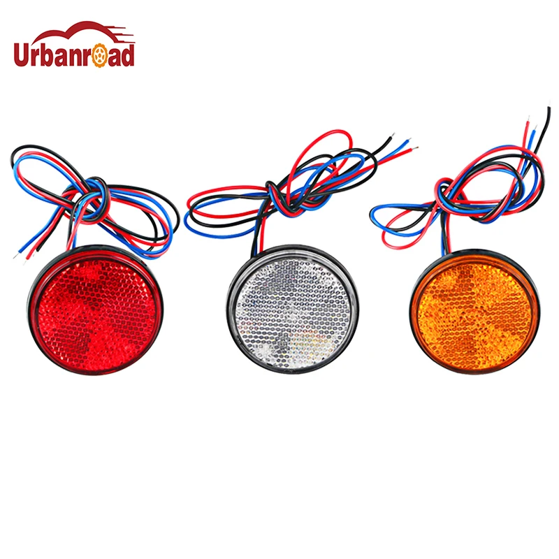 Urbanroad 1 шт. универсальные 24 SMD Автомобильные круглые задние фонари поворотные