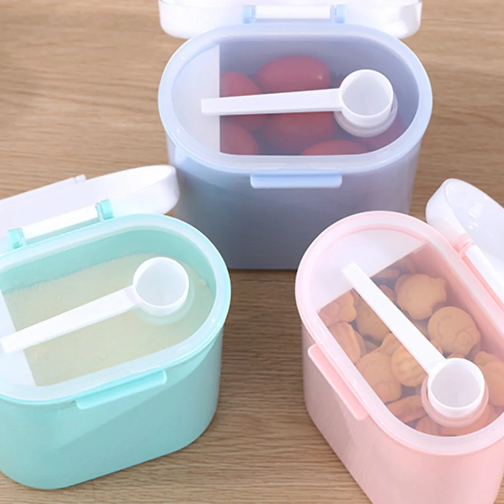 

High Quality Baby Milk Powder Container Infant Formula Dispenser Portable Stackable Snacks Storage Box