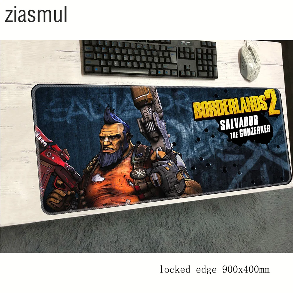 Коврик для мыши Borderlands 900x400x2 мм коврики популярный коврик для мыши игровые аксессуары большой игровые коврики и чехлы игры pc gamer