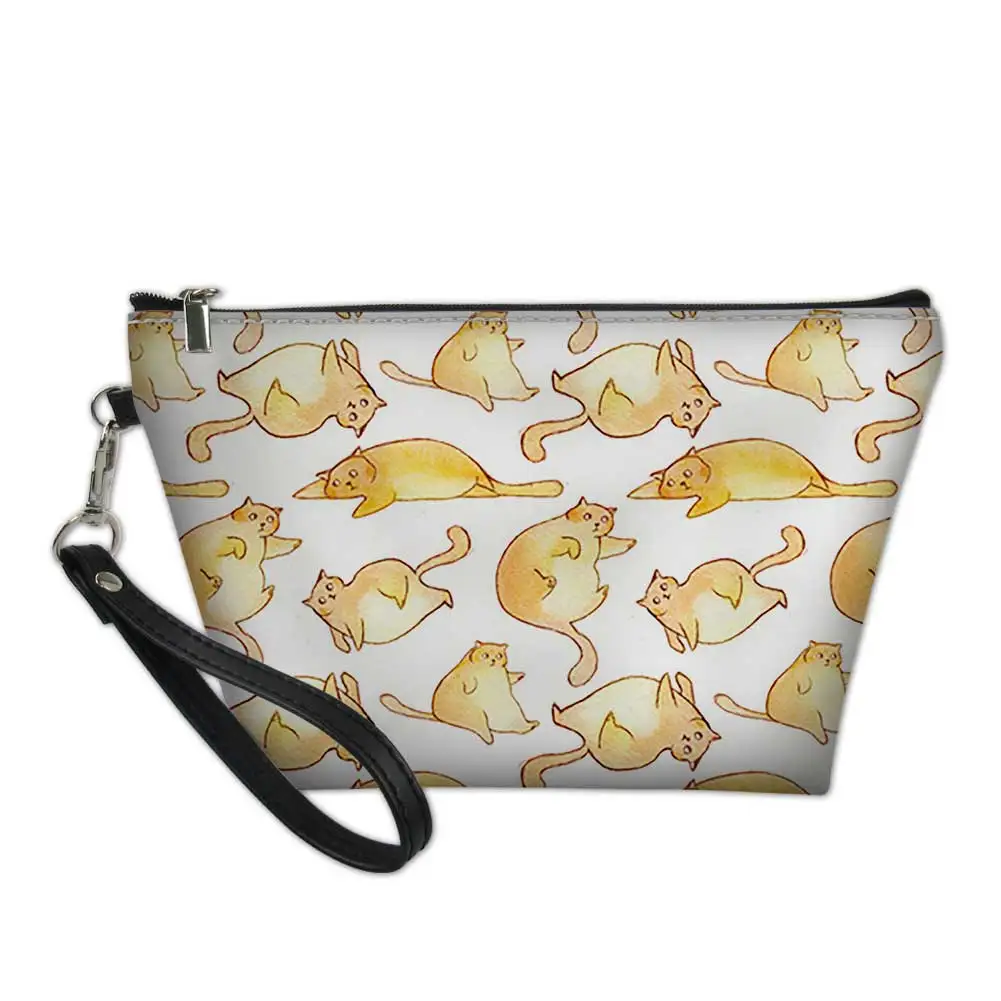 

Devon Rex Pencil Bag Organizer Ladie Travel Cosmetic Case Summer Toiletry Storage Bag Women travel shopping purse Makeup Bag