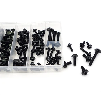 

Universal Motorcycle Body Fairing Bolts Screw cover Full Set For vespa gts honda goldwing gl1800 mt 07 g310gs sportster r1200rt