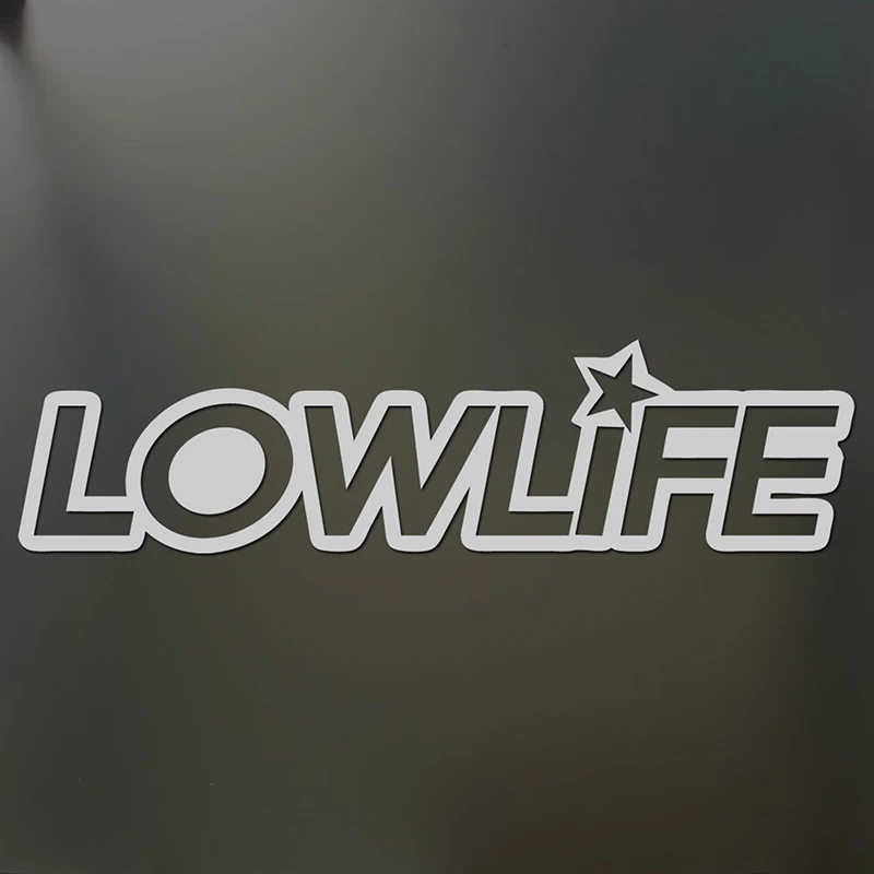 

Low Life Star Sticker Funny Race Slammed Sticker Jdm Drift Decal Rear Window Car Sticker