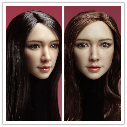 

[Estartek] SUPER DUCK SDH003 1/6 Scale Asian Female Head Sculpt Angelababy for 12" Collectible Action Figure DIY