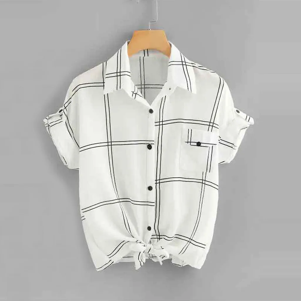 

Female Summer Fashionable Striped T-shirt Women's Shirts New Loose Short Sleeve White shirt girl casual Tops camisas feminina