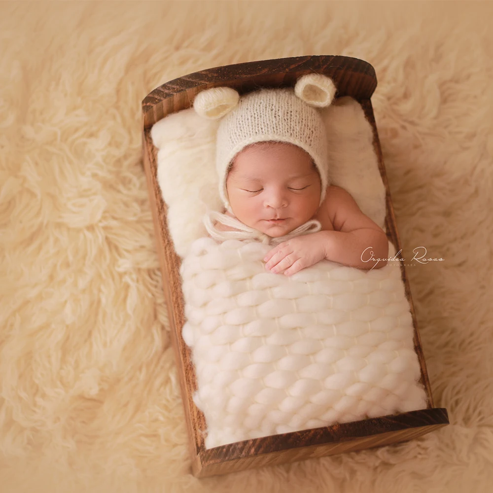 2 шт./лот (45x40 см) ручной работы мягкие детские фото одеяло, корзина, наполнитель новорожденных Фотография Baby SHOWER