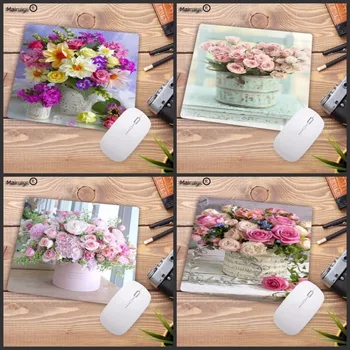 

Mairuige Beautiful flowers Customized MousePads Computer Laptop Anime Mouse Mat Size for 25x29CM Speed Version Gaming Mousepads