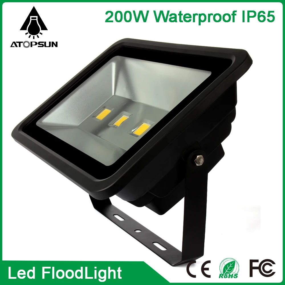 200W LED Flood Light Garden Yard Outdoor Security Spot Lamp Cold White Silver