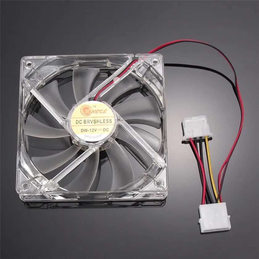 Best Price Red Quad 4 LED Light Neon Clear 120mm PC