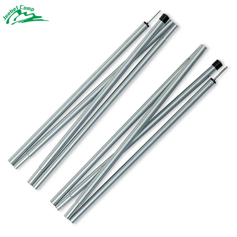 

Jeebel 1.3m&2m Camping Awning Pole Awning Rod Tent Poles Tar Tarpaulin Canopy Tent Building Sun Shelter Accessories 2 pcs