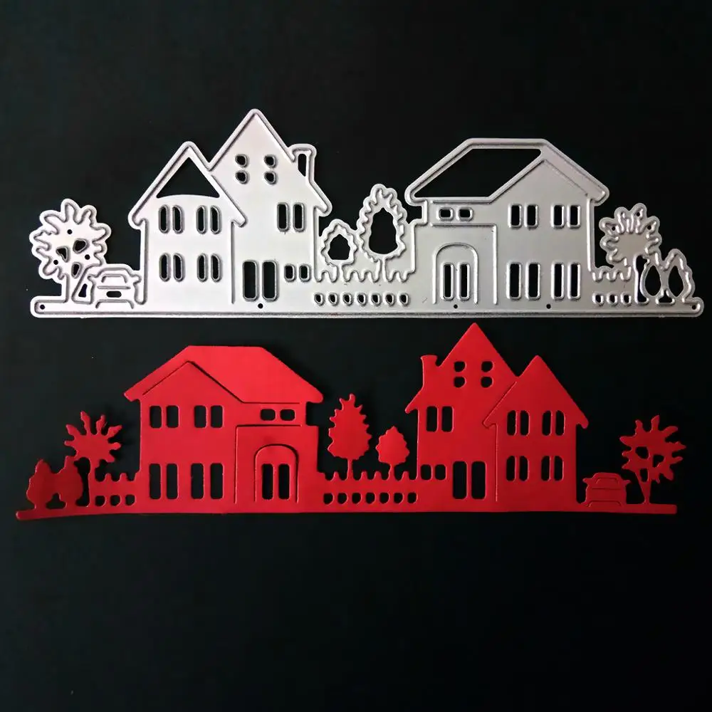 

Metal house cutting dies Stencils for DIY Scrapbooking photo album Decorative Embossing DIY Paper Cards