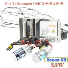 55W Xenon HID Kit Lamp Ballast 3000K 15000K DC 1 Pair Ballast 1 Pair Bulb Car
