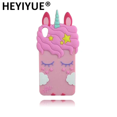

Cute Cartoon Unicorn Silicone 3D Phone Case Cover For Infinix Smart X5010