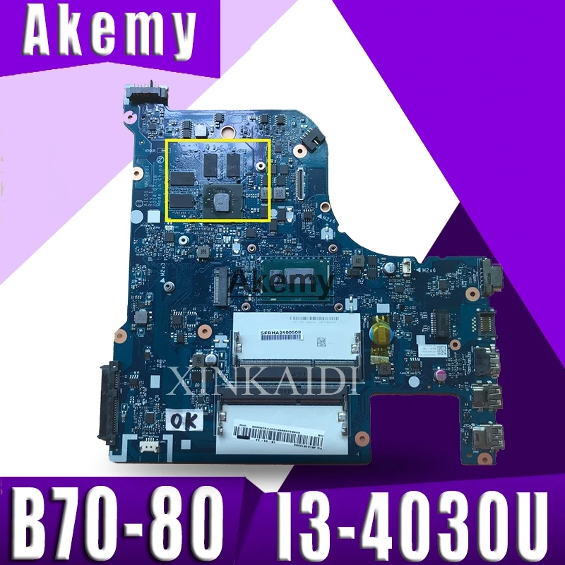 

G70-80 For Lenovo G70-70 B70-80 Z70-80 motherboard AILG NM-A331 Rev1.0 DDR3L with GT840M/GT820M Test 100% original I3-4030Um