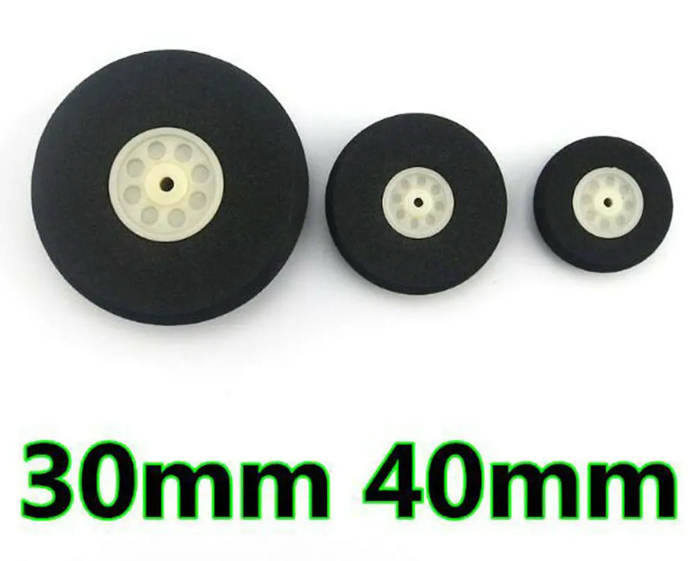 

4Pcs RC Model Airplane Landing Gear Sponge Wheel High Quality Toys DIY Parts