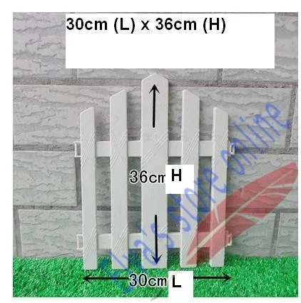30 см x 36 см пластиковые заборы белые ограждения в европейском стиле вставить грунт для сада двора Декор легко собрать