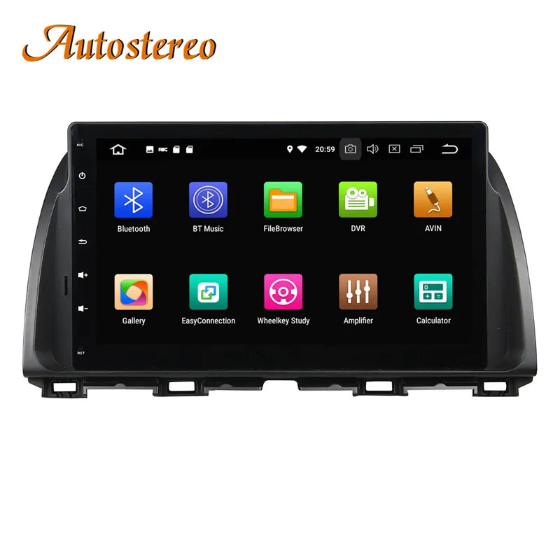 Discount Android 9 DSP Car NO DVD Player GPS navigation For Mazda CX-5 ATENZA head unit multimedia player auto radio tape recorder IPS CN 1