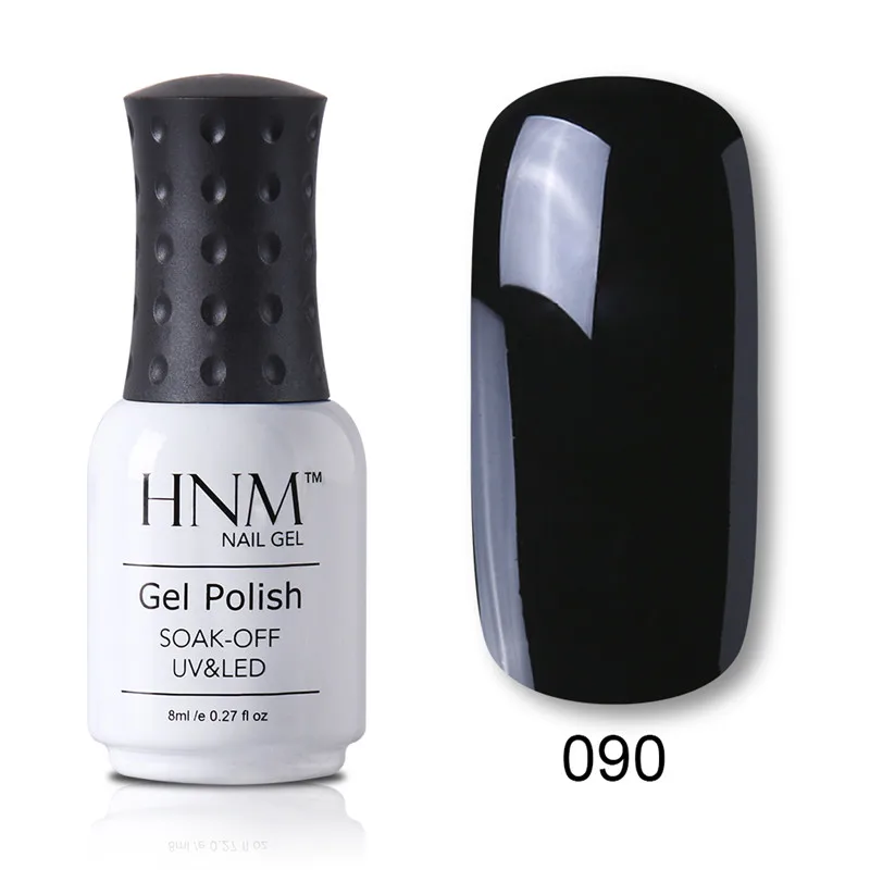 HNM штамповочная Краска Лак для ногтей 8 мл Великолепная цветная краска Gellak Гибридный лак Nagellak Полуперманентная верхняя основа грунтовка эмаль - Цвет: 090