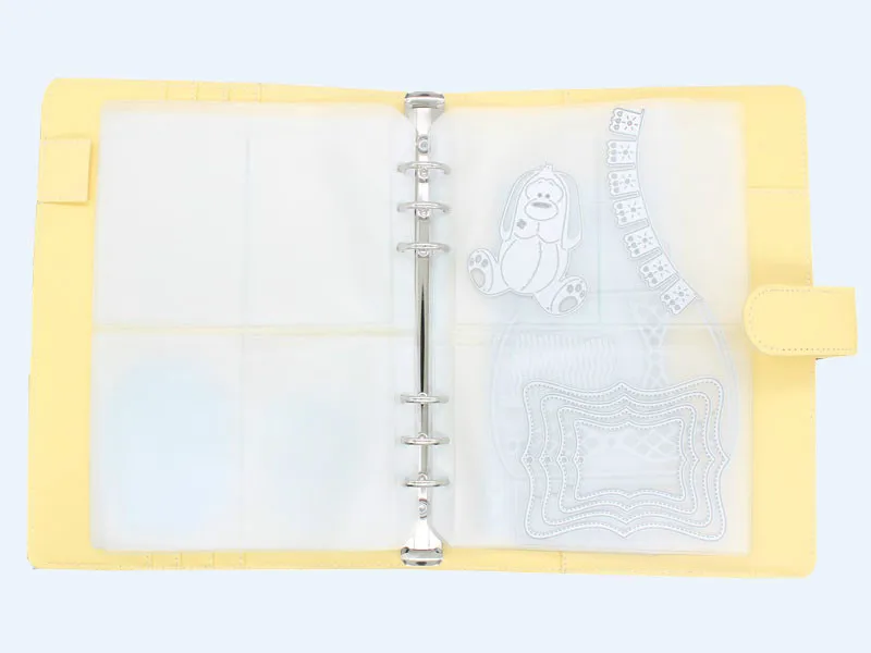 YPP ремесло DIY Скрапбукинг прорезной трафарет для окраски хранения книги коллекция альбом Обложка держатель