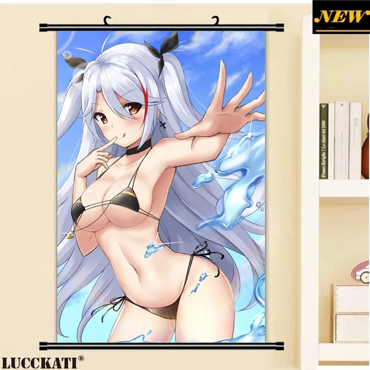 2yande.re 424175 azur_lane bikini nyanya prinz_eugen_(azur_lane) swimsuits underboob wet_
