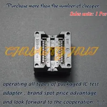 300mil SOIC28 SOP28 test socket OTS-28-1.27-01 socket Burn-in Socket 1.27mm Pitch