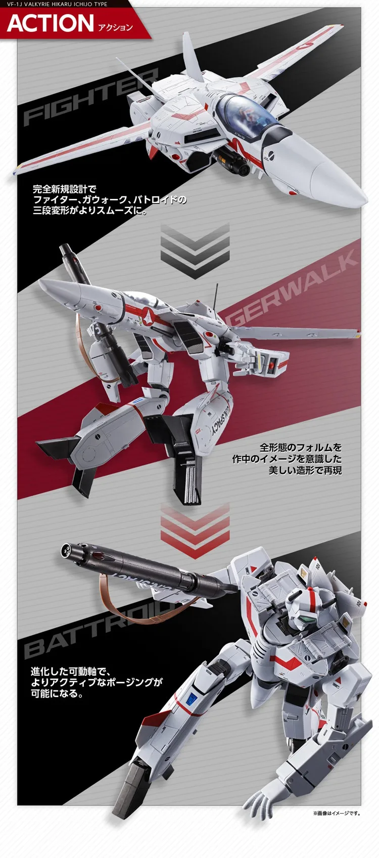 Bandai Macross DX сплав VF-1J Валькирия HIKARU ICHIJO Тип мобильный костюм модель наборы фигурки Детские игрушки