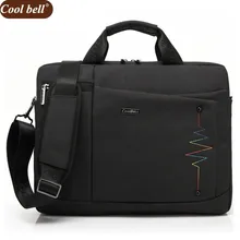 Coolbell 15,6 дюймов ноутбук компьютер ноутбук сумки для мужчин женщин чехол портфель-сумка на плечо D195