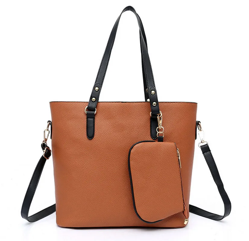 

Women's Handbags Crossbody Shoulder Bags Set Large Capacity PU Leather Big Tote Bag Fashion Messenger Bags bolsa feminina