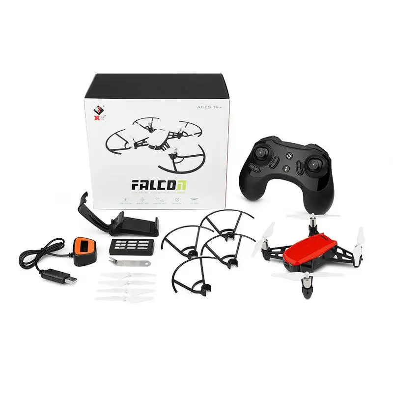 Red WLtoys Q818 Drone игрушек оптического потока с двойной Камера светодиодный свет 720 P 2,4G Wi-Fi FPV высота держать фотографии 2 оси самолета - Цвет: Red