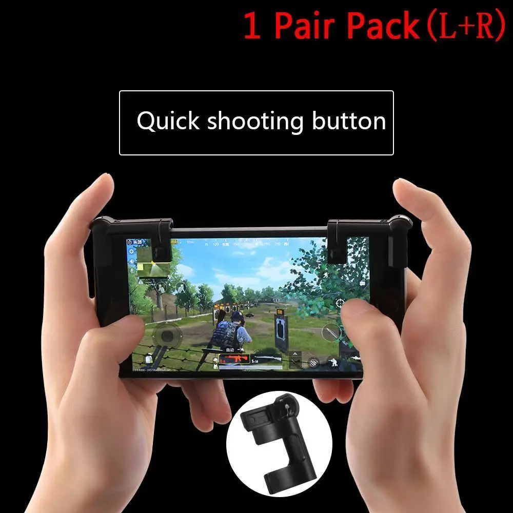 Goede Gratis Brand PUBG Mobiele Game Schieten Knop Trigger L1R1 Joystick Gamepad Regels van Survival Messen Uit STG FPS Voor iPhone android