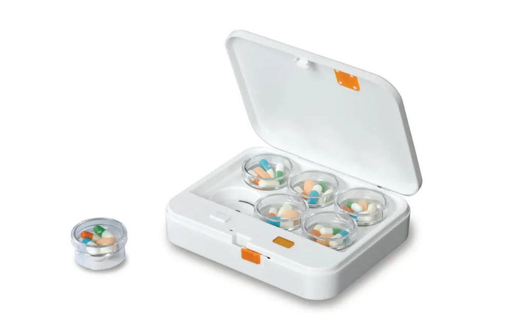Bluetooth Organizer Pill Box Pastillero Container For Pills Storage
