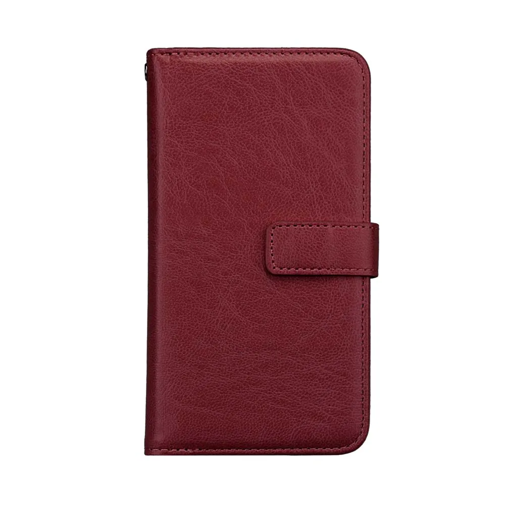 brown Кожаный чехол-сумка для samsung Galaxy J7 J737 J7 Star J7 V, флип-кошелек для samsung J7 Duo J720, полное покрытие, функция отделения для карт - Цвет: brown