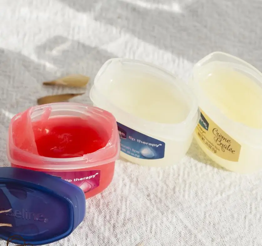 Harga Makeup Bibir Perawatan Vaseline Lip Therapy Petroleum Jelly Lip Balm Asli Cocoa Brulee 7G 0.25 Oz Lipstik 4 Pcs set