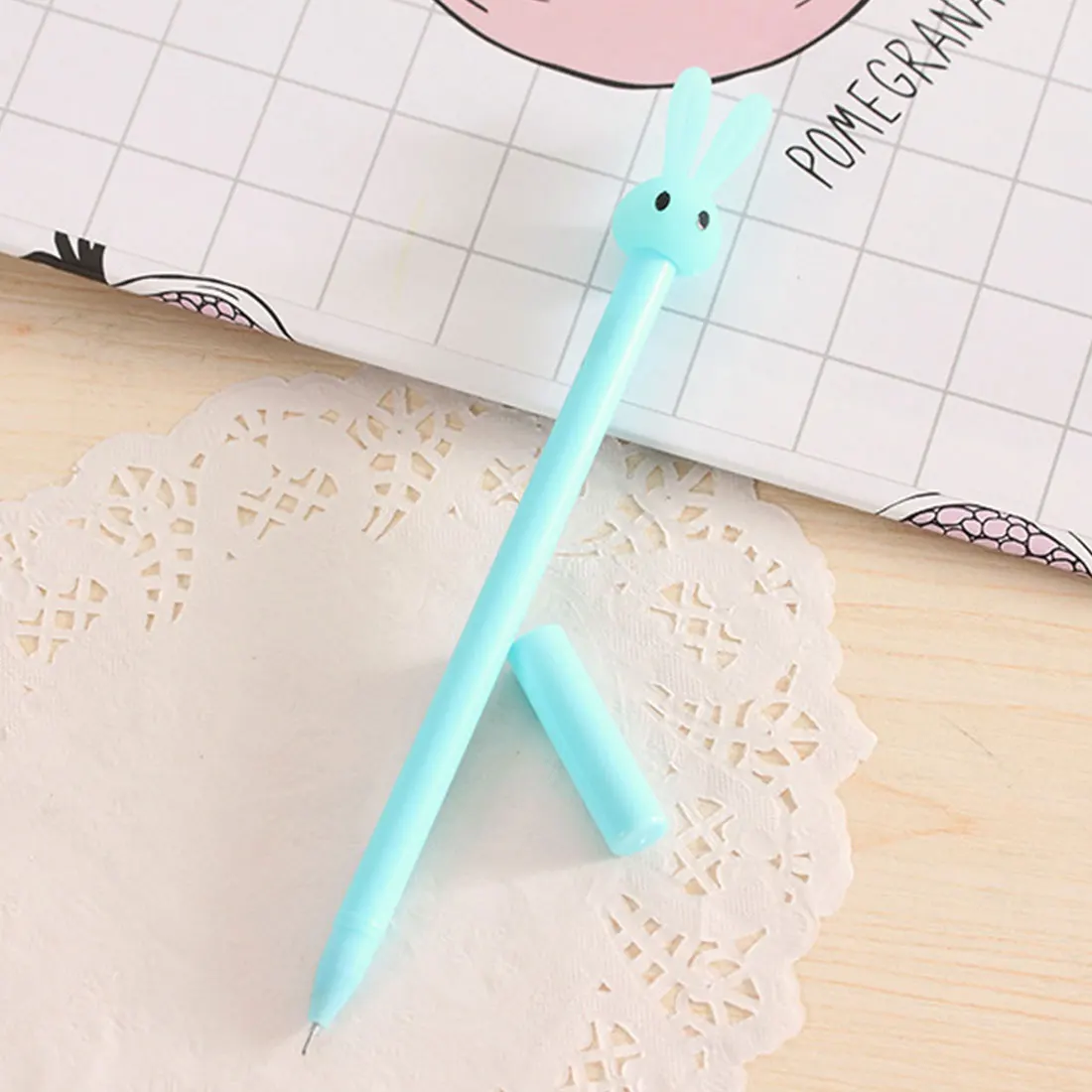 FangNymph Милая пластиковая мультипликационная гелевая ручка с дизайном «кролик» прекрасные нейтральные ручки для письма Дети Подарочные