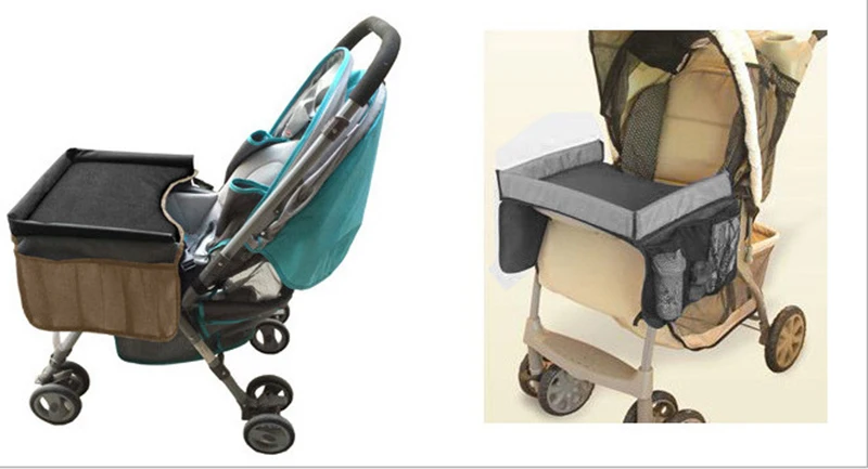 Водонепроницаемый настольный автомобильный поднос для хранения детских игрушек, держатель для коляски для детей, для еды и напитков в автомобиле KM2005