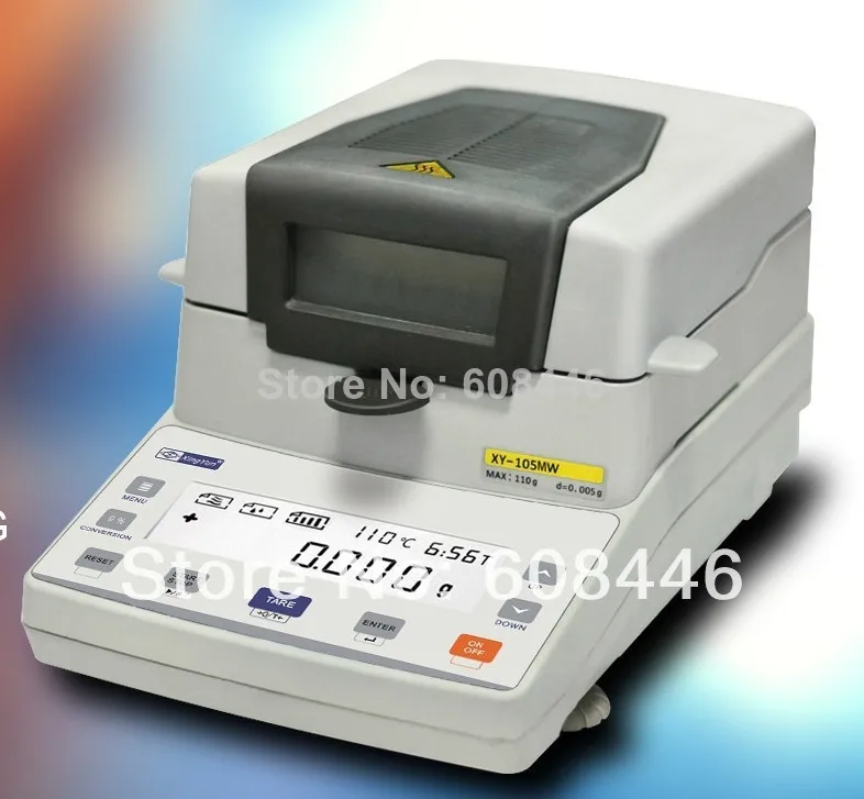 Halogen Moisture Meter PC Plastic PE grain Chemicals Moisture Analyzer