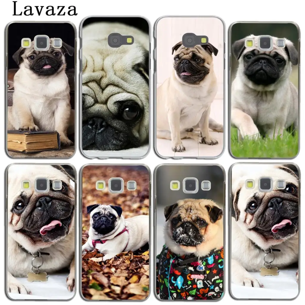

Lavaza Pug dog Phone Shell Case for Samsung Galaxy Note 10 8 9 A9 A8 A7 A6 Plus 2018 A3 A5 2017 2016 2015 Cover