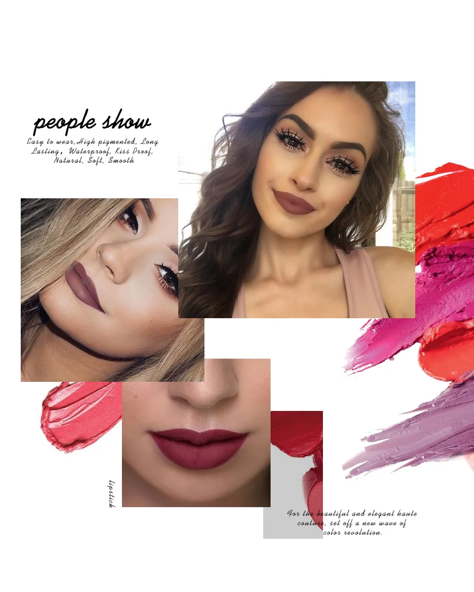 O.TWO.O 20 Colors Matte Lipsticks