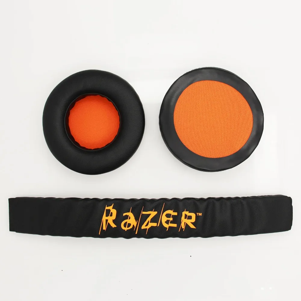 Сменная подушка для повязки на голову + подушечки ушей чехол Razer Kraken 7 1 Pro игровые