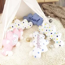 Милые Мультяшные облака плюшевая подушка для детей детской украшения мягкий диван подушка игрушки подарок для девочки 1 шт 52*25 см