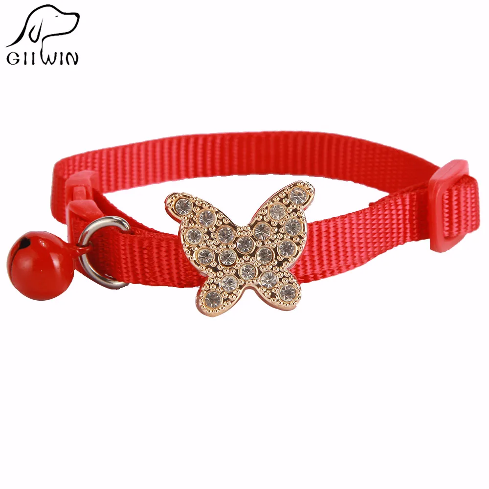 Cat Collar with Bell Collars Dogs and Cats Diamond Dog Collar for