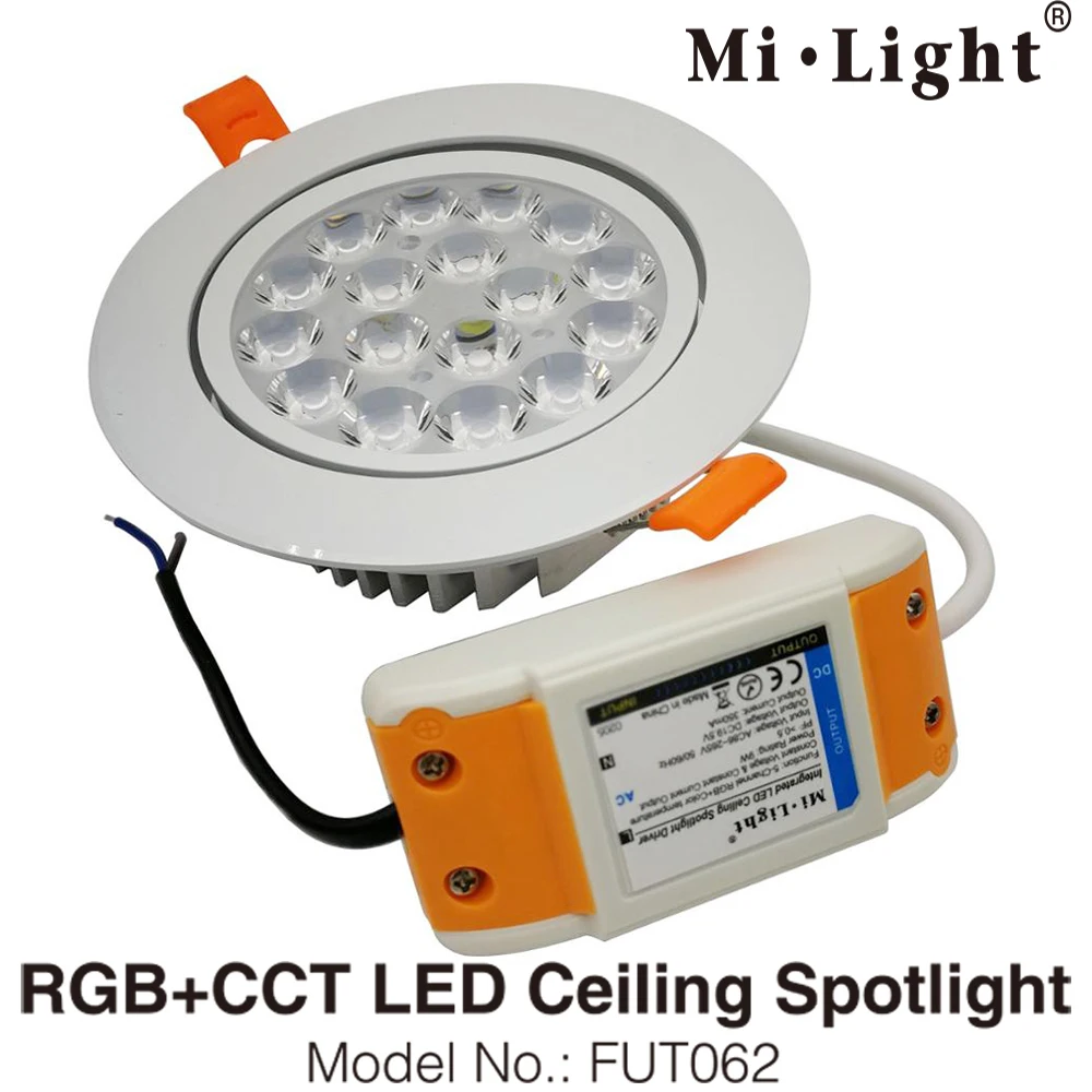 Потолочный светодиодный светильник Mi Light 9W RGB + CCT с регулируемой яркостью