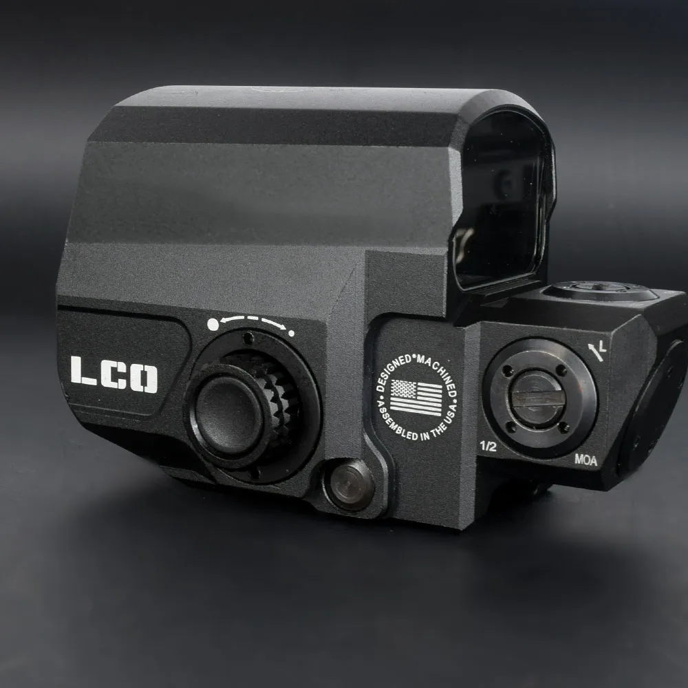 Nuevo LCO mejorado punto rojo miras de caza Holografica Tactical Riflescope se adapta a cualquier 20mm Rail Mount Airsoft Gun