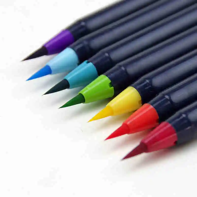 Кисть для акварели Sakura Akashiya 20 цветов/набор нейлоновая мягкая каллиграфическая Кисть ручка для рисования