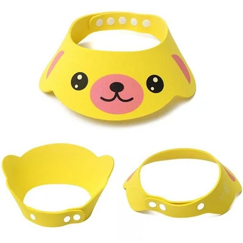 New Kids Bath Visor Hat,Adjustable Baby Shower Cap Protect Shampoo, Hair Wash Shield for Children Infant Waterproof Cap - Image 4