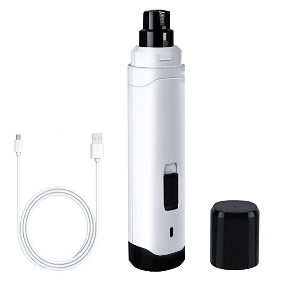 

USB Charging Dog Nail Grinders Rechargeable Pet Nail Clippers Quiet Electric Dog Cat Paws Nail Grooming Trimmer Tools